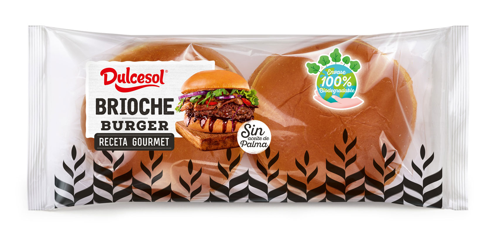 Dulcesol Brioche Burger Buns 4 Pack RRP 1.75 CLEARANCE XL 1